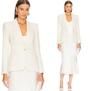 L’agence Chamberlain Blazer in Ecru Vintage Safari Size 10